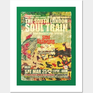 POSTER TOUR - SOUL TRAIN THE SOUTH LONDON 123 Posters and Art